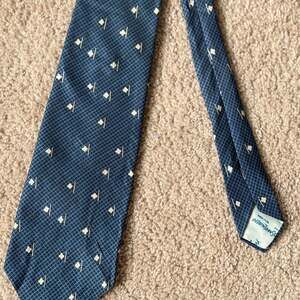 Yves Saint Laurent Silk Polka Dot Tie
